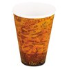 Dart Foam Hot/Cold Cups, 12oz, Brown/Black, PK1000 12U16ESC